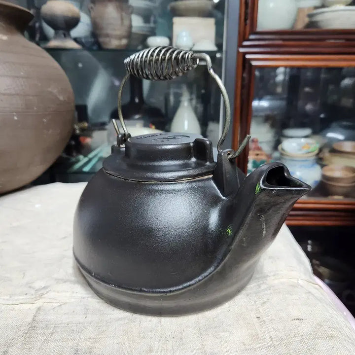 [BUNJANG] Kumei Large Cast Iron Teapot / 국산 대형 구메이 (Kumei) 무쇠주전자