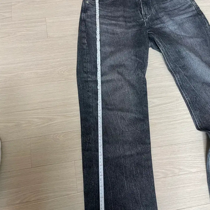 [BUNJANG] Branded Black Denim Pants / 브랜디드 블랙 데님 팬츠