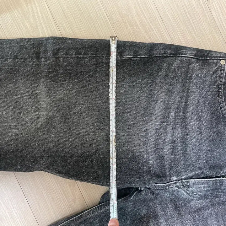 [BUNJANG] Branded Black Denim Pants / 브랜디드 블랙 데님 팬츠