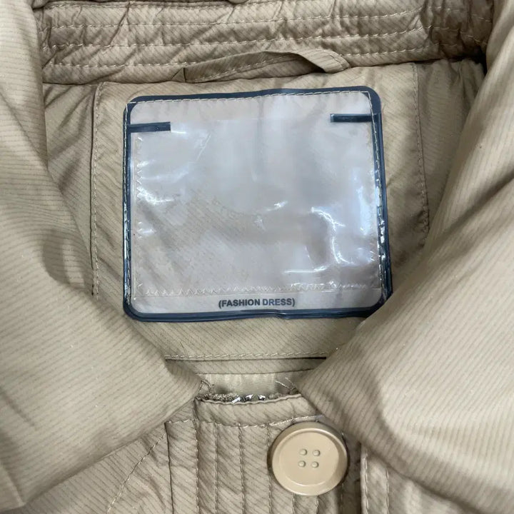 [BUNJANG] Outerwear Beige Quilted Long Padded Coat / [여성아우터] 퀼팅 베이지 경량 롱패딩 코트