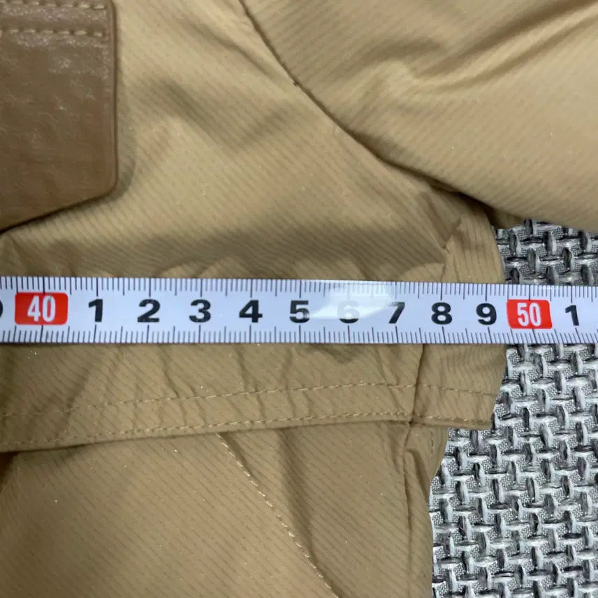 [BUNJANG] Outerwear Beige Quilted Long Padded Coat / [여성아우터] 퀼팅 베이지 경량 롱패딩 코트