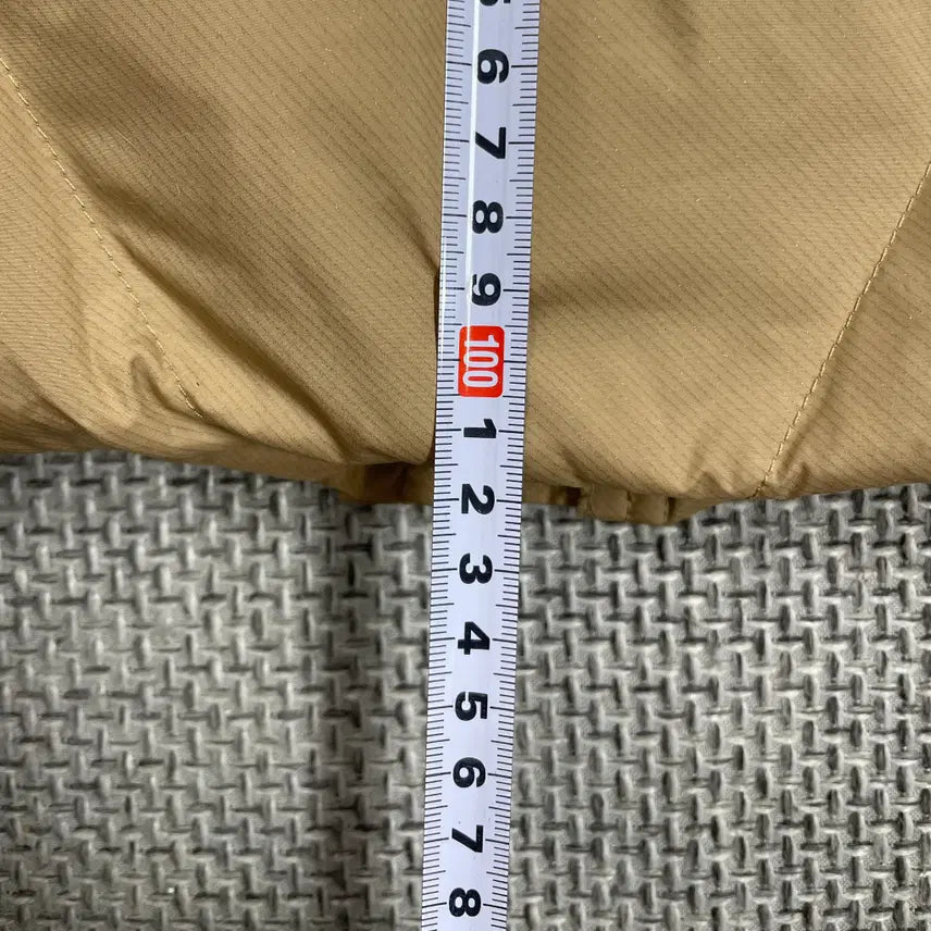 [BUNJANG] Outerwear Beige Quilted Long Padded Coat / [여성아우터] 퀼팅 베이지 경량 롱패딩 코트