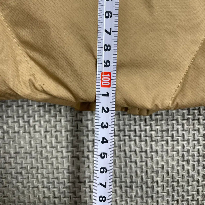 [BUNJANG] Outerwear Beige Quilted Long Padded Coat / [여성아우터] 퀼팅 베이지 경량 롱패딩 코트