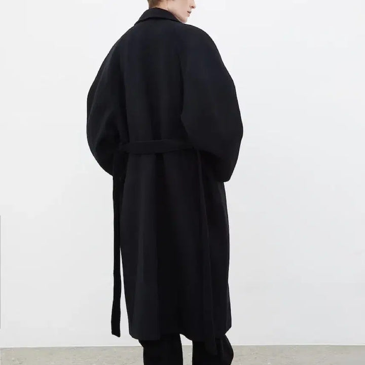 [BUNJANG] Ethos Raglan Coat Black / 에토스 레글런 코트 블랙