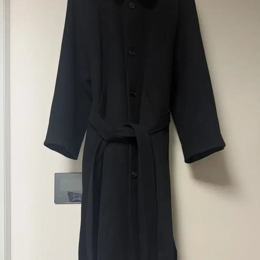 [BUNJANG] Ethos Raglan Coat Black / 에토스 레글런 코트 블랙