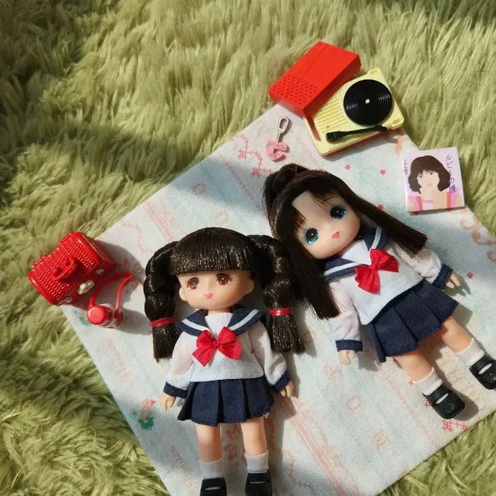 [SOLD OUT] 핸드메이드 인형옷 - 리틀리카 리틀미미 세일러 교복