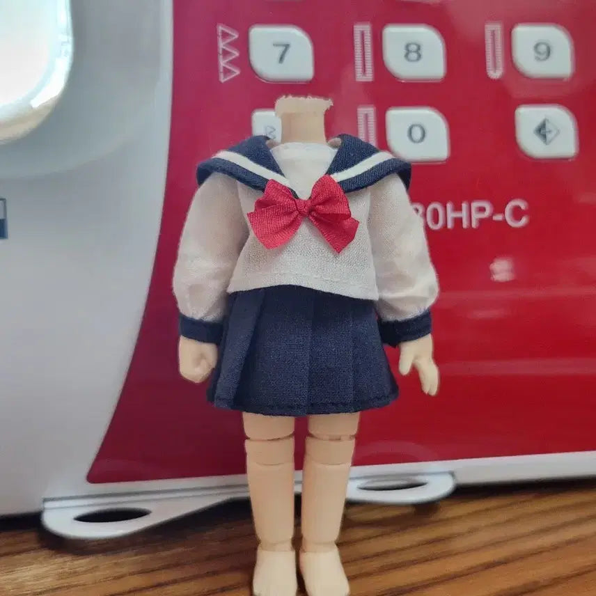 [SOLD OUT] 핸드메이드 인형옷 - 리틀리카 리틀미미 세일러 교복