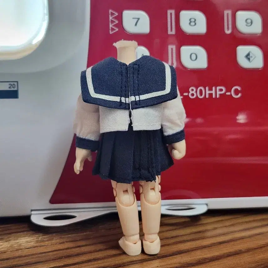 [SOLD OUT] 핸드메이드 인형옷 - 리틀리카 리틀미미 세일러 교복