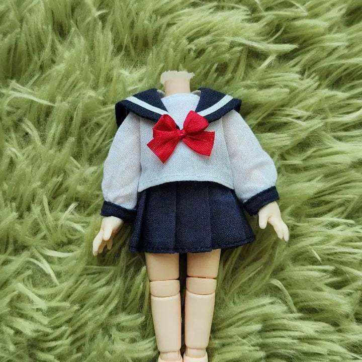 [SOLD OUT] 핸드메이드 인형옷 - 리틀리카 리틀미미 세일러 교복