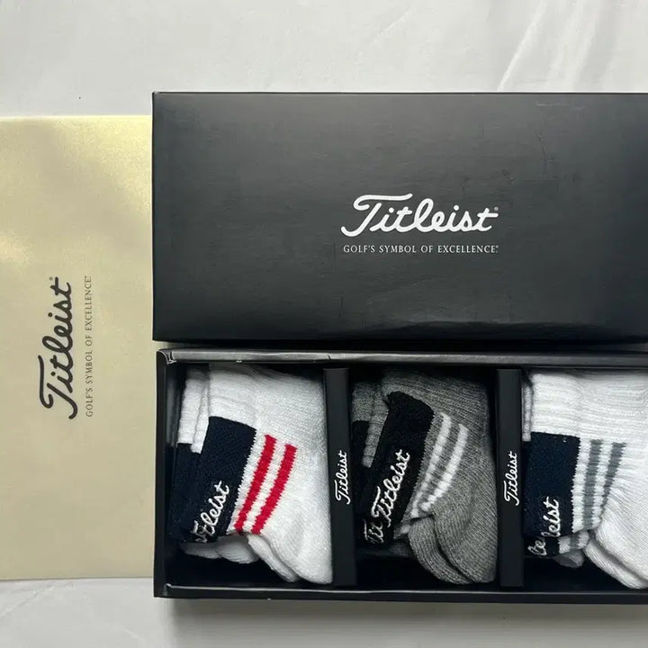 [BUNJANG] Titleist Golf Socks Gift Set / 타이틀리스트 자수로고 골프양말 선물세트
