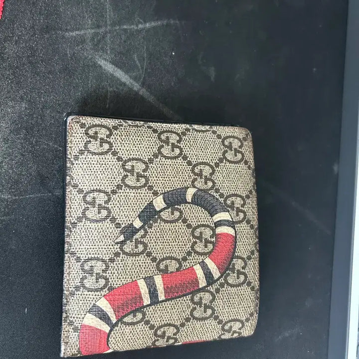 [BUNJANG] Gucci Snake Bi-fold Wallet / Gucci 스네이크 반지갑