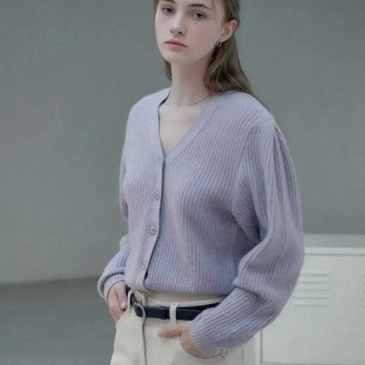 [BUNJANG] Loeuvre Fox Fine Wool Cardigan / 루에브르 Fox Fine Wool Cardigan