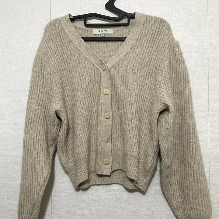 [BUNJANG] Loeuvre Fox Fine Wool Cardigan / 루에브르 Fox Fine Wool Cardigan