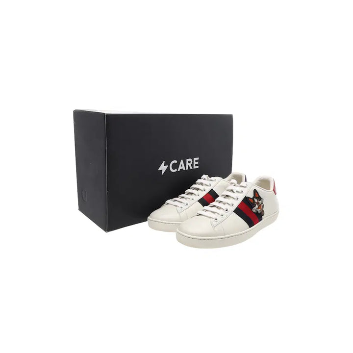 [BUNJANG] Gucci Ace Boston Terrier Sneakers / (W) 구찌 에이스 스니커즈 보스턴 테리어