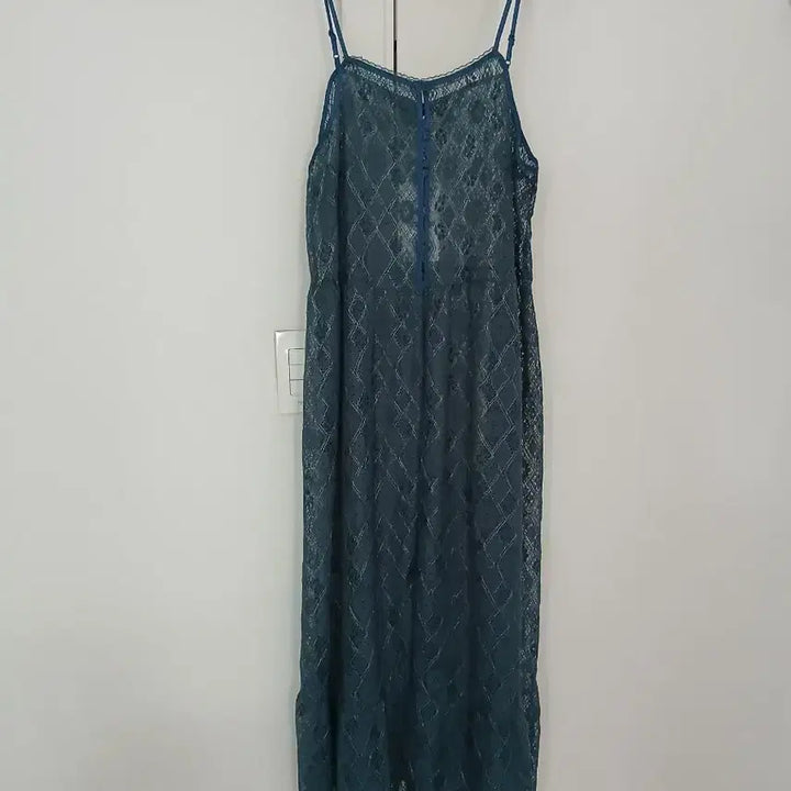 [BUNJANG] Thursday Island Lace Layered Dress / 새상품 써스데이아일랜드 레이스 레이어드원피스 블루(착불)