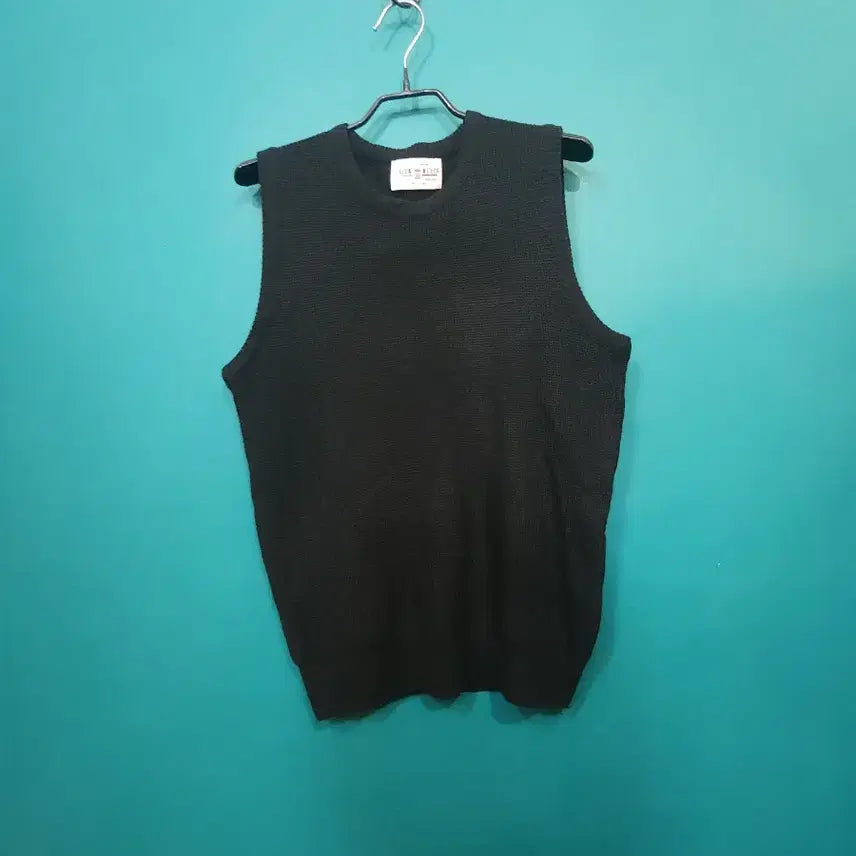 [BUNJANG] Black Knit Vest / 여성 블랙 니트조끼 니트 베스트
