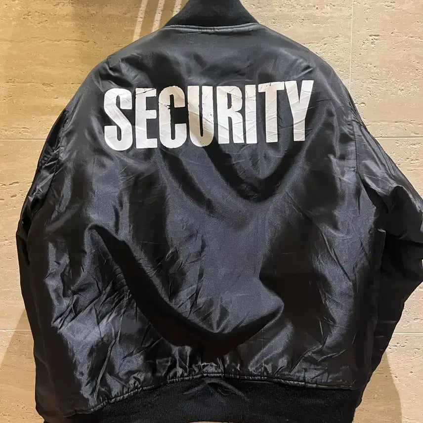 [BUNJANG] Rothco MA-1 Security Flight Jacket / 로스코 MA-1 블랙 항공점퍼 (SECURITY)