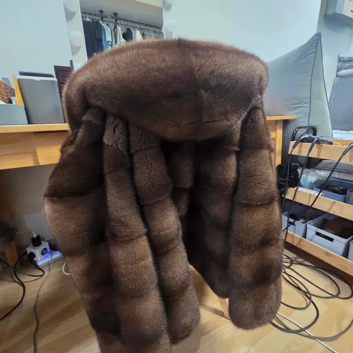 [BUNJANG] Copenhagen Fur Mink Jacket Brown / 코펜하겐 퍼 밍크  자켓 브라운