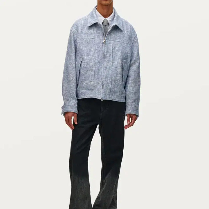 [BUNJANG] Solid Homme 24SS Tweed Jacket / [52]솔리드옴므 24ss 트위드 자켓