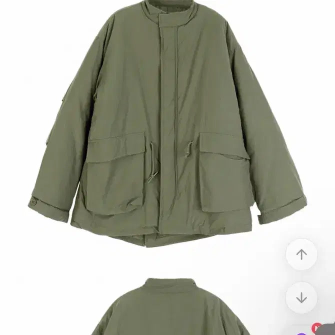 [BUNJANG] Ablie Parka Padded Jacket (Khaki) / 에이블리 야상패딩 (카키)
