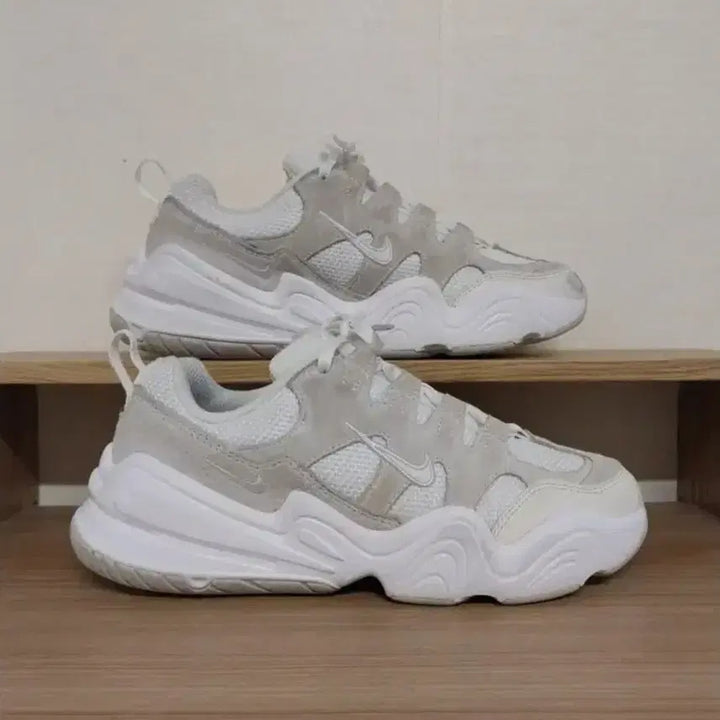 [BUNJANG] Nike Tech Hera White Running Shoes (235) / 여성 나이키 테크 헤라 화이트 런닝화, 운동화 (235)