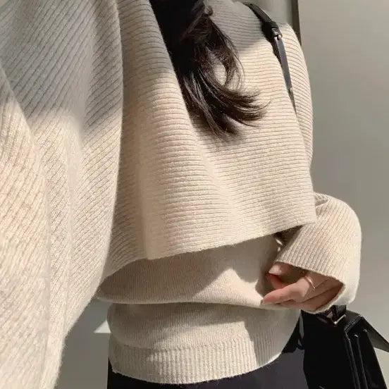 [BUNJANG] Moabin Boat Neck Bolero Knit / 모아빈 보트넥 볼레로 니트