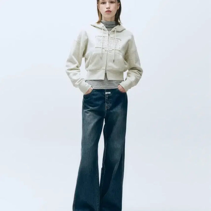 [BUNJANG] Marithe Francois Girbaud Low-Rise Two-Way Denim Pants / 마리떼프랑소와저버 로우라이즈 투웨이 데님 팬츠