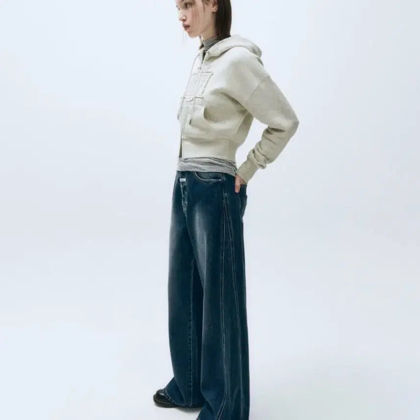 [BUNJANG] Marithe Francois Girbaud Low-Rise Two-Way Denim Pants / 마리떼프랑소와저버 로우라이즈 투웨이 데님 팬츠