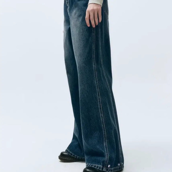 [BUNJANG] Marithe Francois Girbaud Low-Rise Two-Way Denim Pants / 마리떼프랑소와저버 로우라이즈 투웨이 데님 팬츠