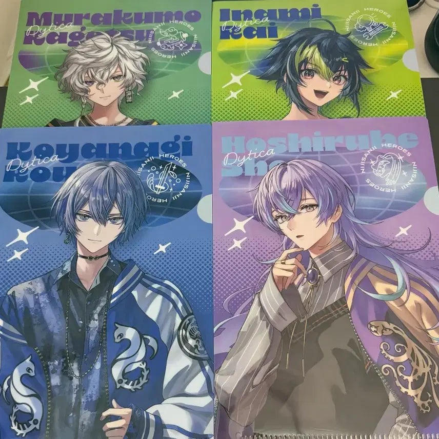 [BUNJANG] Nijisanji Heroes Dtika Oriens Crisis Half-Anniversary L-Folder / 니지산지 히어로즈 디티카 오리엔스 크라이시스 반주년 L자파일