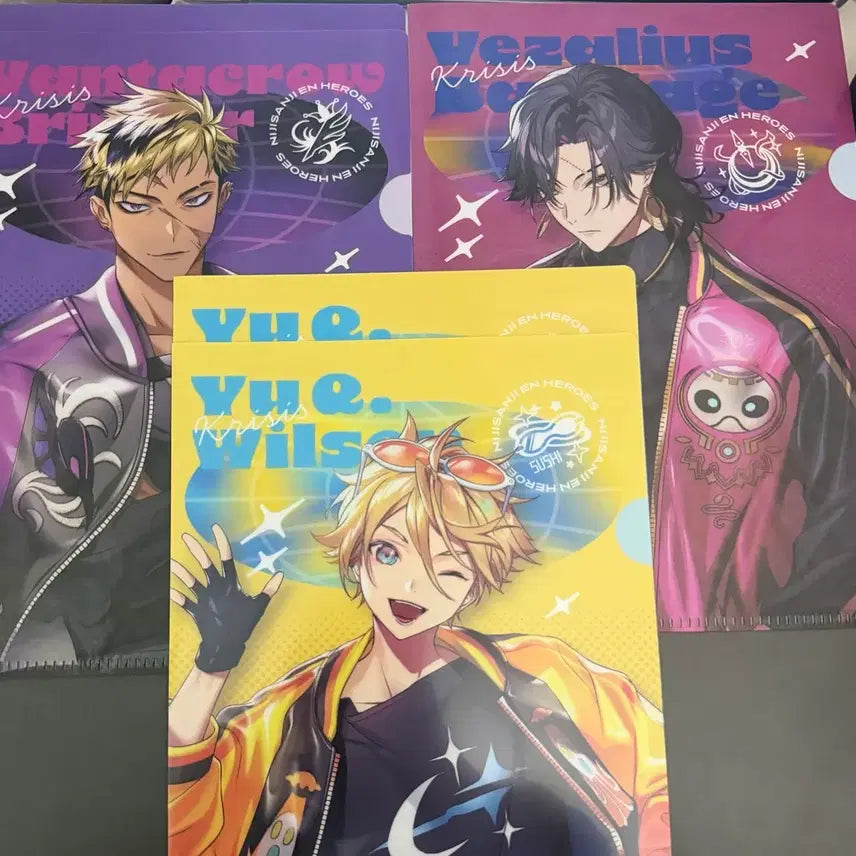 [BUNJANG] Nijisanji Heroes Dtika Oriens Crisis Half-Anniversary L-Folder / 니지산지 히어로즈 디티카 오리엔스 크라이시스 반주년 L자파일