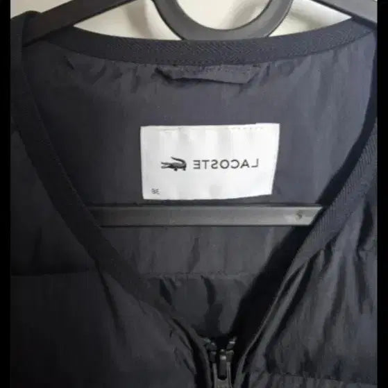 [BUNJANG] Lacoste Lightweight Padded Jacket / 라코스테 블랙 경량 패딩 점퍼