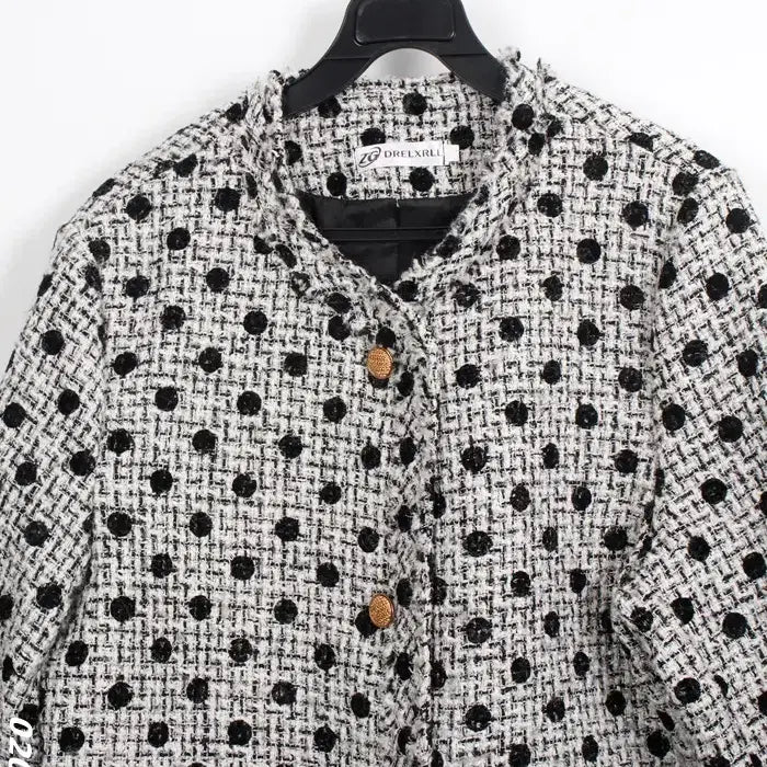 [BUNJANG] DRELXRLL Polka Dot Tweed Jacket (Women&