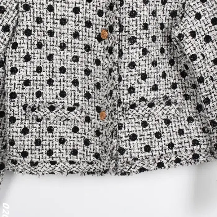 [BUNJANG] DRELXRLL Polka Dot Tweed Jacket (Women&