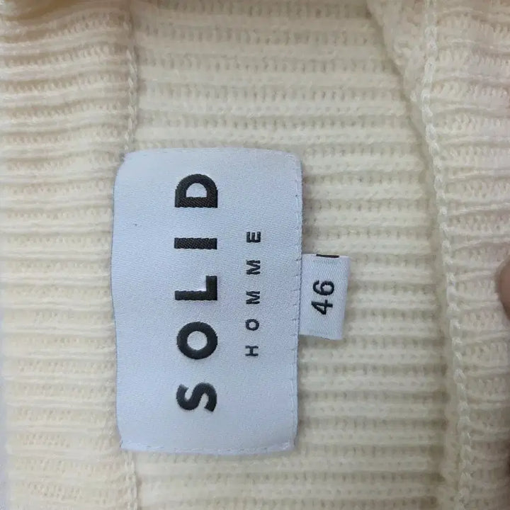 [BUNJANG] Solid Homme Cashmere Side Zip Knit 46 / 솔리드옴므 캐시미어 사이드 지퍼 니트 46