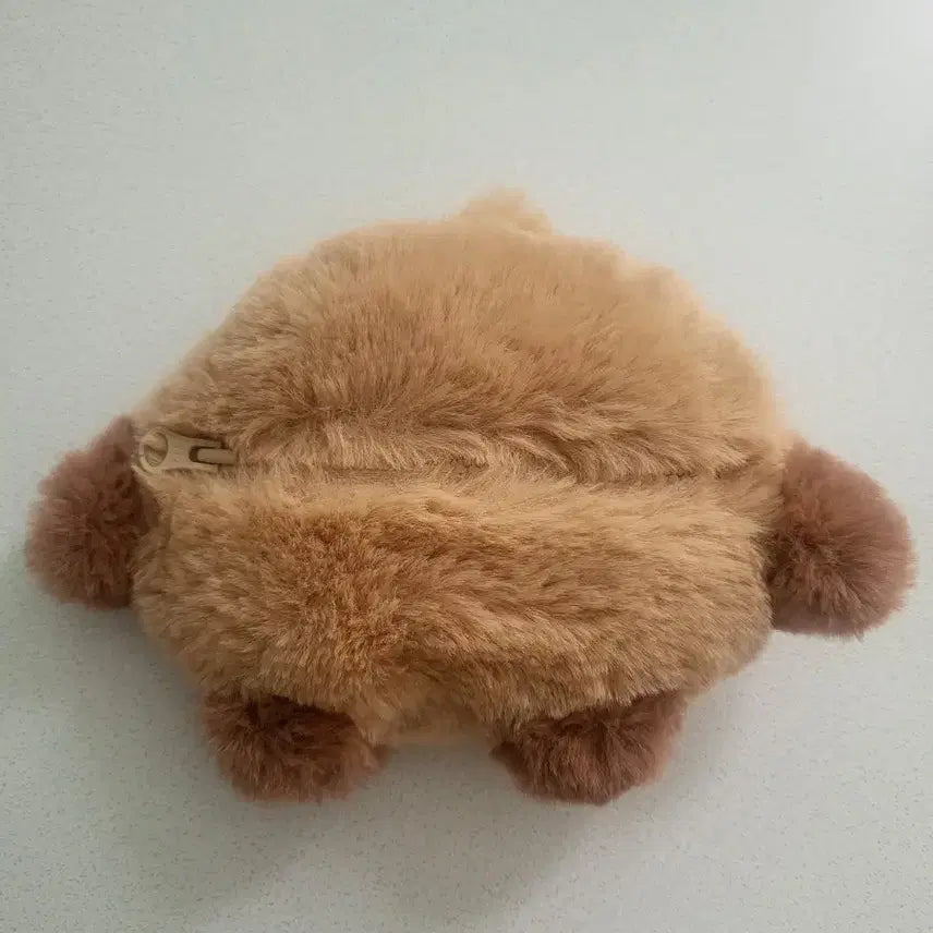 [BUNJANG] BT21 Shooky Baby Fluffy Pouch / bt21 베이비 플랫퍼 파우치 슈키