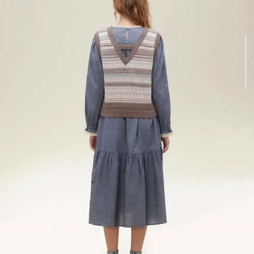 [BUNJANG] Thursday Island Jacquard Knit Vest / 특가)써스데이아일랜드 쟈카드 니트조끼(SB1