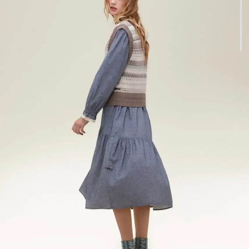 [BUNJANG] Thursday Island Jacquard Knit Vest / 특가)써스데이아일랜드 쟈카드 니트조끼(SB1