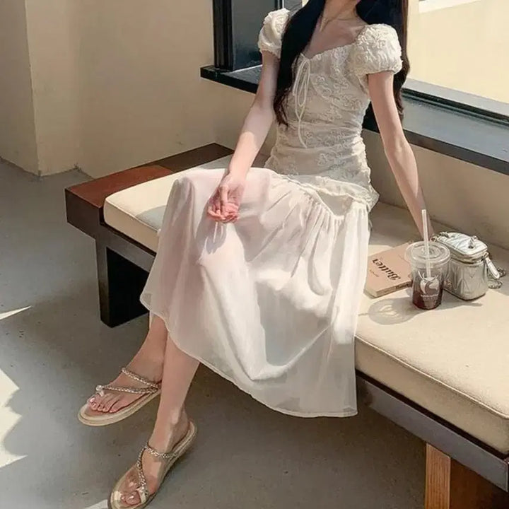 [BUNJANG] KTMU Long Dress - L / 케티뮤 롱원피스-L