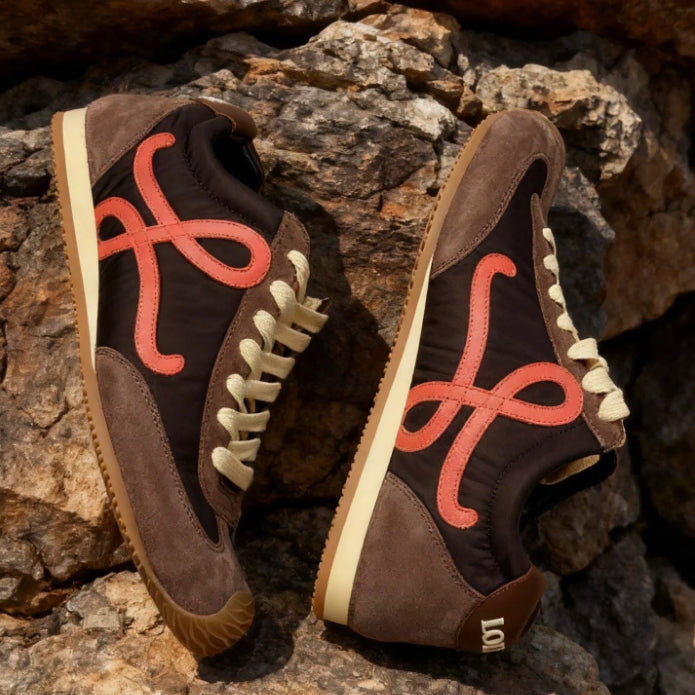 [BUNJANG] Loewe Cari Sneakers Brown / 로에베 카리 스니커즈 운동화 브라운