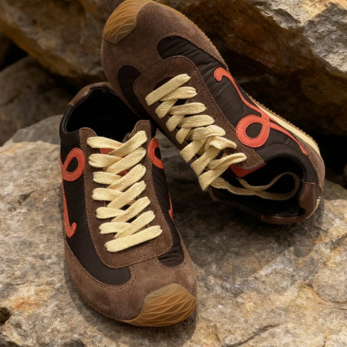 [BUNJANG] Loewe Cari Sneakers Brown / 로에베 카리 스니커즈 운동화 브라운