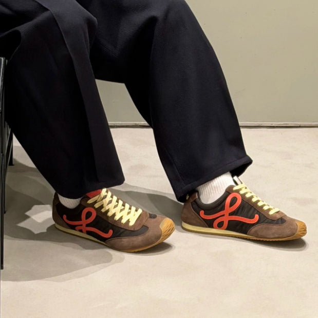 [BUNJANG] Loewe Cari Sneakers Brown / 로에베 카리 스니커즈 운동화 브라운