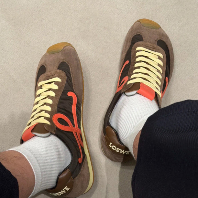 [BUNJANG] Loewe Cari Sneakers Brown / 로에베 카리 스니커즈 운동화 브라운