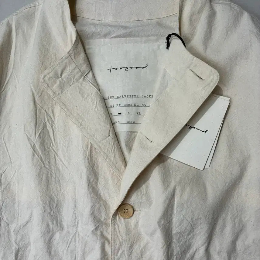 [BUNJANG] Toogood The Harvester Jacket Textured Cotton / Toogood 투굿 더 하베스터 자켓 텍스쳐드 코튼 RAW컬러