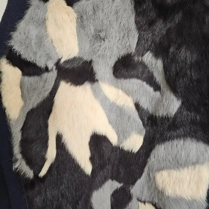 [BUNJANG] O!Z O!Z Second Rabbit Fur Knit Navy / 오즈세컨 토끼털 니트 네이비