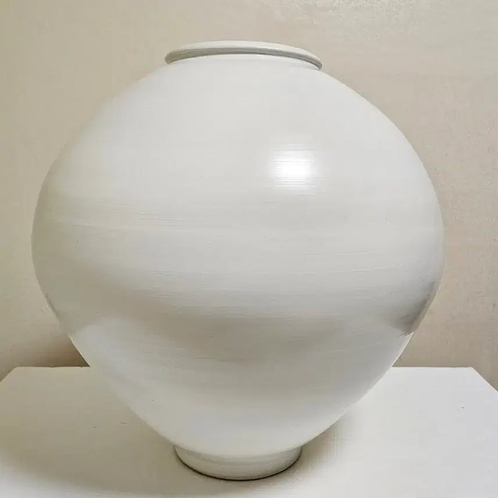 [BUNJANG] Ceramic Moon Jar / 무광 대형 달항아리 3번 (높이 55cm)