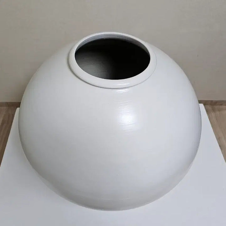 [BUNJANG] Ceramic Moon Jar / 무광 대형 달항아리 3번 (높이 55cm)