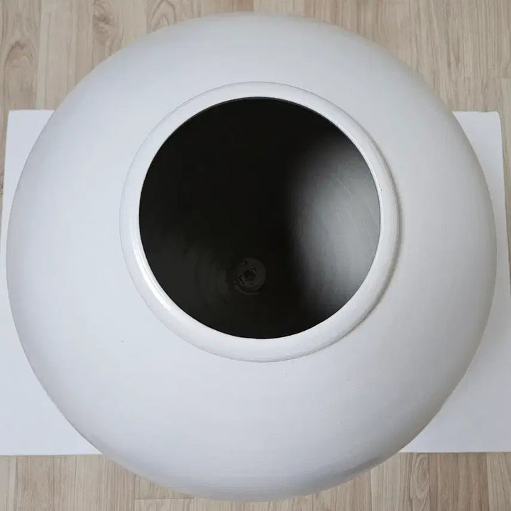 [BUNJANG] Ceramic Moon Jar / 무광 대형 달항아리 3번 (높이 55cm)