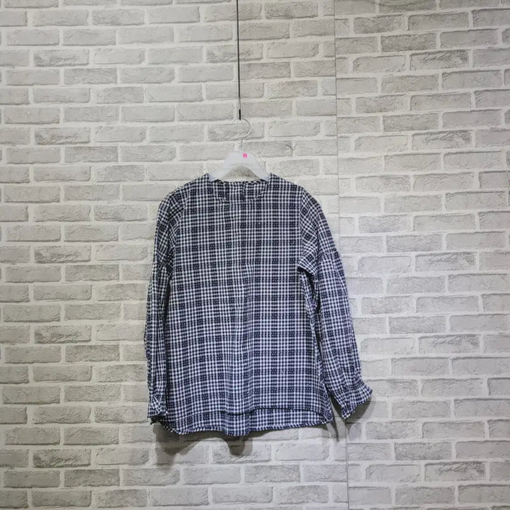 [BUNJANG] Checkered Blouse / ㄹ255 체크 블라우스 150