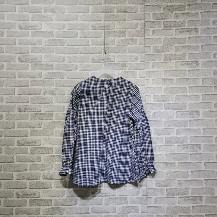 [BUNJANG] Checkered Blouse / ㄹ255 체크 블라우스 150